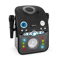 Auna StarMaker, karaoke systém, CD, bluetooth, AUX, LED svetelný efekt