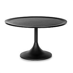 Besoa Big Visby, konferenčný stolík, 70 x 41,5 cm (Ø x V), kov, multiplexová doska, dubová dyha