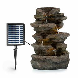 Blumfeldt Stonehenge, solárna fontána, LED osvetlenie, polyresin, lítiovo-iónový akumulátor