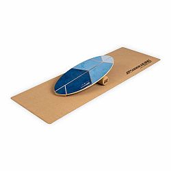 BoarderKING Indoorboard Allrounder, balančná doska, podložka, valec, drevo/korok