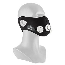 Capital Sports Breathor, čierna, dýchacia maska, výškový tréning, veľkosť S, 7 nástavcov