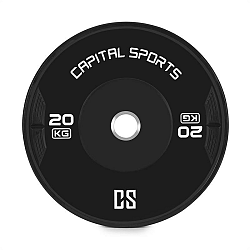 Capital Sports Elongate 20 Bumper Plate, kotúč, závažie, guma, 2x 20kg
