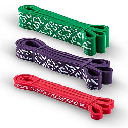 Capital Sports Resistor Set, rezistenčný elastický pás, podpora pri zhyboch, 3 kusy, stupeň záťaže 2, 5 a 7