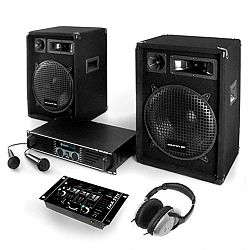 Electronic-Star Bass Boomer, PA systém, set zosilňovača, reproduktorov a mikrofónov