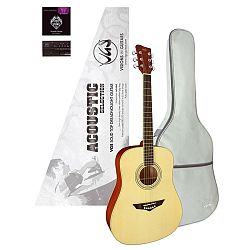Gitara VGS Acoustic Selection Mistral Pack, puzdro, ladička