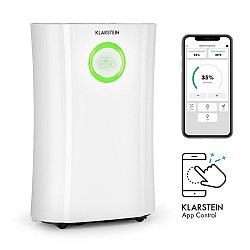 Klarstein DryFy Pro Connect, odvlhčovač vzduchu, WiFi, kompresia, 20 l/d, 20 m², 370 W, biely