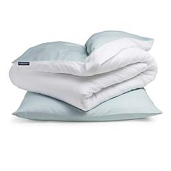 Sleepwise Soft Wonder-Edition, posteľná bielizeň, 135x200cm, modro sivá/biela