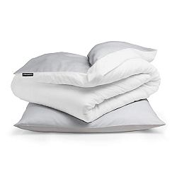 Sleepwise Soft Wonder-Edition, posteľná bielizeň, 135x200cm, svetlo sivá/biela